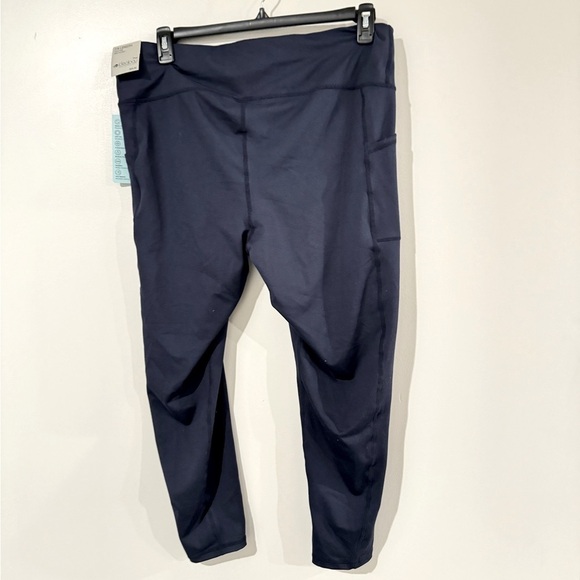 ID Ideology Compression High-Waist
Side-Pocket 7/8 Length Leggings,Indigo Sea 2X - Picture 6 of 7